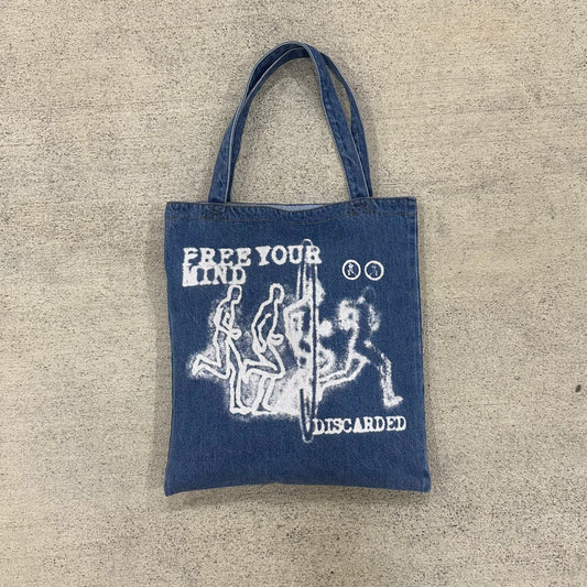 FREE YOUR MIND DENIM TOTE