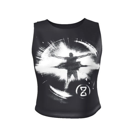 AURA FITTED CROP TANK TOP